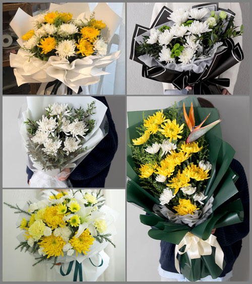 辽宁辽阳白塔区铁西街道新民社区白事花束代送